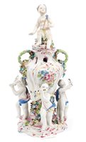 Lot 47 - Fine 18th century Bow polychrome porcelain...
