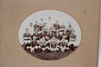 Lot 2516 - Football - two large Victorian team...