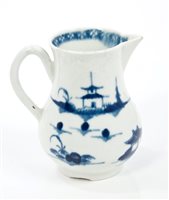 Lot 106 - 18th century Worcester blue and white...