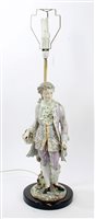 Lot 145 - Large late 19th century German porcelain...