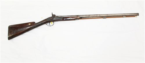 Lot 915 - Early 19th century percussion sporting gun...