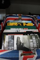 Lot 2533 - Books - Military and Aviation subjects (4 boxes)