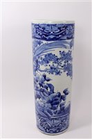 Lot 135 - Late 19th century Japanese blue and white...