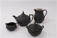 Lot 138 - Early 20th century Wedgwood black Jasper ware...