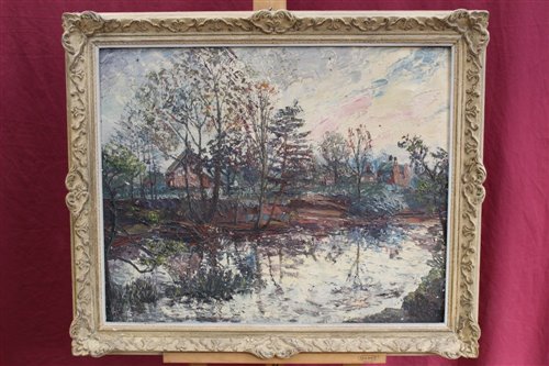 Lot 962 - Harold Warner (1914-2010) oil on canvas - The...