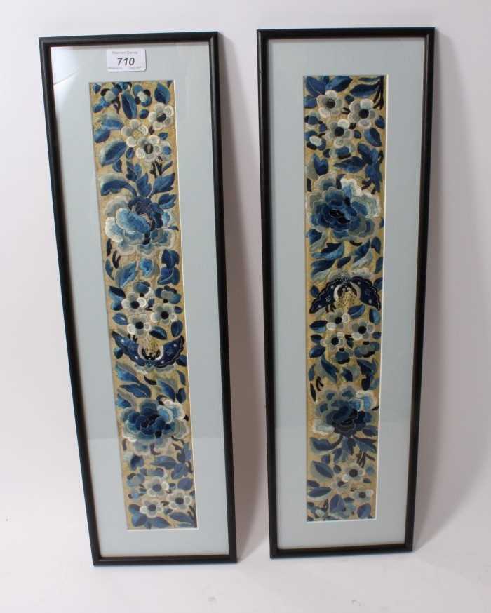 Lot 710 - Pair of late 19th / early 20th century Chinese
