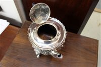Lot 423 - Fine quality late Victorian Irish five piece tea set