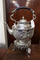 Lot 423 - Fine quality late Victorian Irish five piece tea set