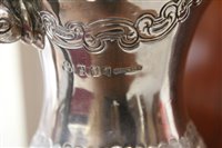 Lot 423 - Fine quality late Victorian Irish five piece tea set