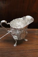 Lot 423 - Fine quality late Victorian Irish five piece tea set