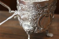 Lot 423 - Fine quality late Victorian Irish five piece tea set