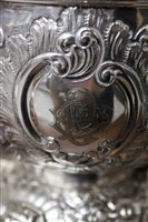 Lot 423 - Fine quality late Victorian Irish five piece tea set