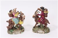 Lot 144 - Pair early 19th century Staffordshire...