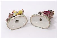 Lot 144 - Pair early 19th century Staffordshire...