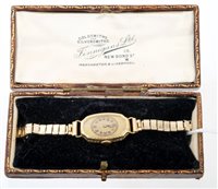 Lot 628 - 1920s ladies' gold (18ct) Rolex wristwatch...
