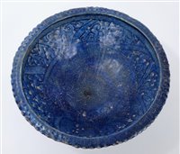 Lot 103 - 12th / 13th century Islamic Kashan cobalt-blue...