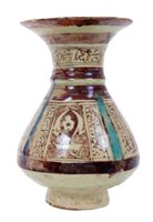 Lot 97 - 13th century Islamic Sylvian pottery vase -...