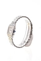 Lot 636 - Ladies' Cartier Santos Demoiselle steel...