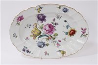 Lot 129 - Late 18th century Meissen porcelain fluted...