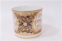 Lot 130 - Early 19th century Spode Imari palette mug...