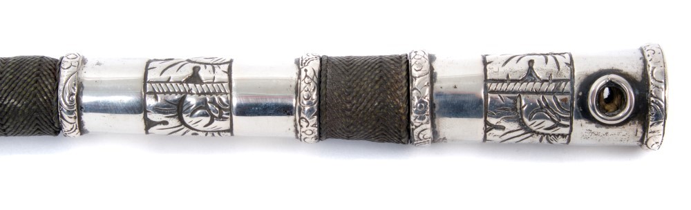 Lot 697 - Good quality 19th century silver mounted...