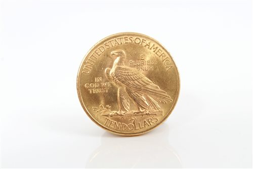 Lot 2 - United States - gold Indian Head $10 (Eagle)...