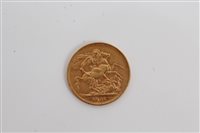 Lot 3 - G.B. gold Sovereign - Victoria Jubilee Head...