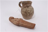 Lot 820 - Ancient Egyptian terracotta ushabti of typical...