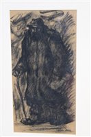 Lot 972 - *Colin Moss (1914-2005) charcoal - a figure in...