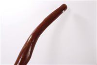 Lot 755 - Australian carved eucalyptus didgeridoo,...