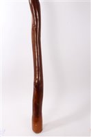 Lot 755 - Australian carved eucalyptus didgeridoo,...