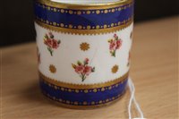 Lot 77 - Fine 18th century Sèvres porcelain coffee can...