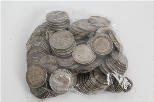 Lot 11 - G.B. mixed pre-1947 silver coinage (face value...
