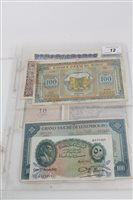 Lot 12 - World - mixed banknotes - to include mid-20th...