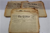 Lot 2433 - Second World War Guernsey Occupation newspaper...