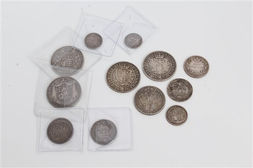 Lot 15 - G.B. pre-1920 mixed silver coinage - to...