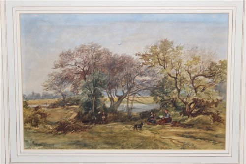 Lot 874 - Arthur James Stark (1831-1902) watercolour -...