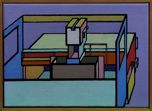 Lot 1061 - Ron Sims (1944-2014) acrylic on canvas -...