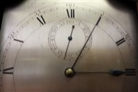 Lot 1175 - Fine George III regulator longcase clock with...
