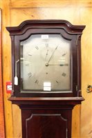 Lot 1175 - Fine George III regulator longcase clock with...