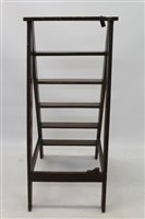 Lot 1361 - Set of 19th century wooden library steps, 48cm...