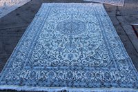 Lot 1386 - Kashmir carpet with cream ground and central...