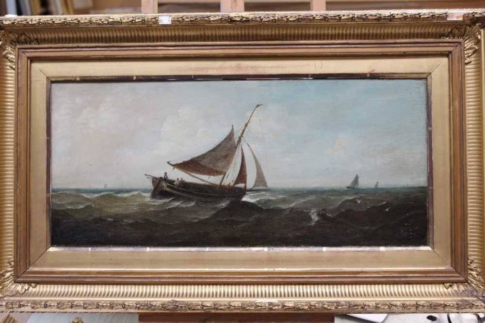 Lot 1061 - John Moore of Ipswich (1820-1902) oil on panel...