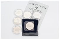 Lot 31 - U.S. silver Dollars - Ellis Island 1986S. UNC,...