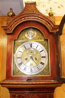 Lot 1172 - Early 18th century eight day longcase clock,...