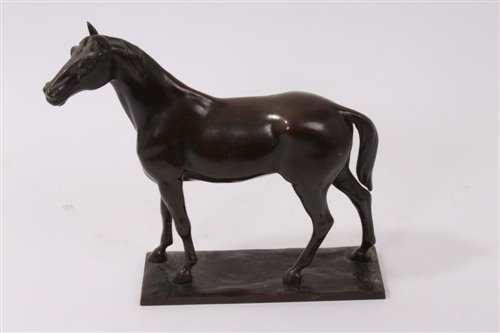 Lot 672 - Otto Schmidt-Hofer (1873-1925) bronze model of...