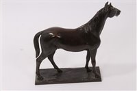 Lot 672 - Otto Schmidt-Hofer (1873-1925) bronze model of...