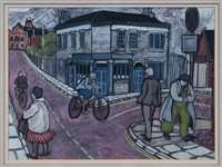 Lot 857 - Dione Page (b.1936) pastel - An Ipswich...