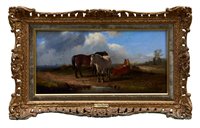 Lot 863 - John Duvall (1816-1892) oil on canvas - three...