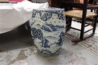 Lot 9 - 19th century Chinese blue and white garden...